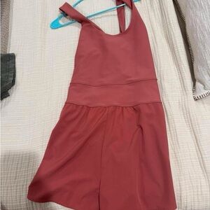 Old Navy Women's Athletic Short Bodysuit in Rose